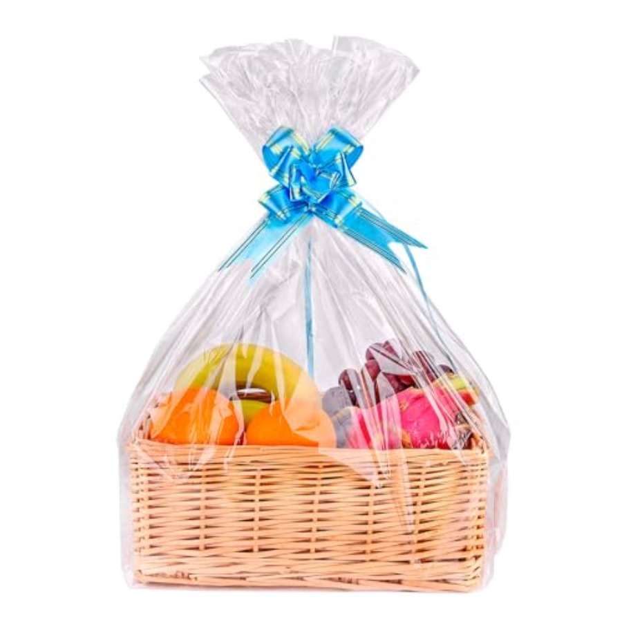 Cellophane Wrap Clear - 15 Paket Kantong Hadiah Cellophane Transparan