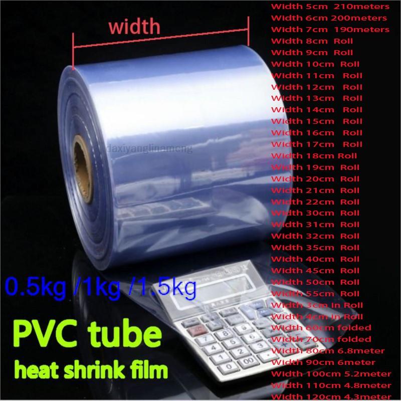 Cellophane Wrap Clear - Film bening pipa dapat menyusut, 0.5-1.5kg