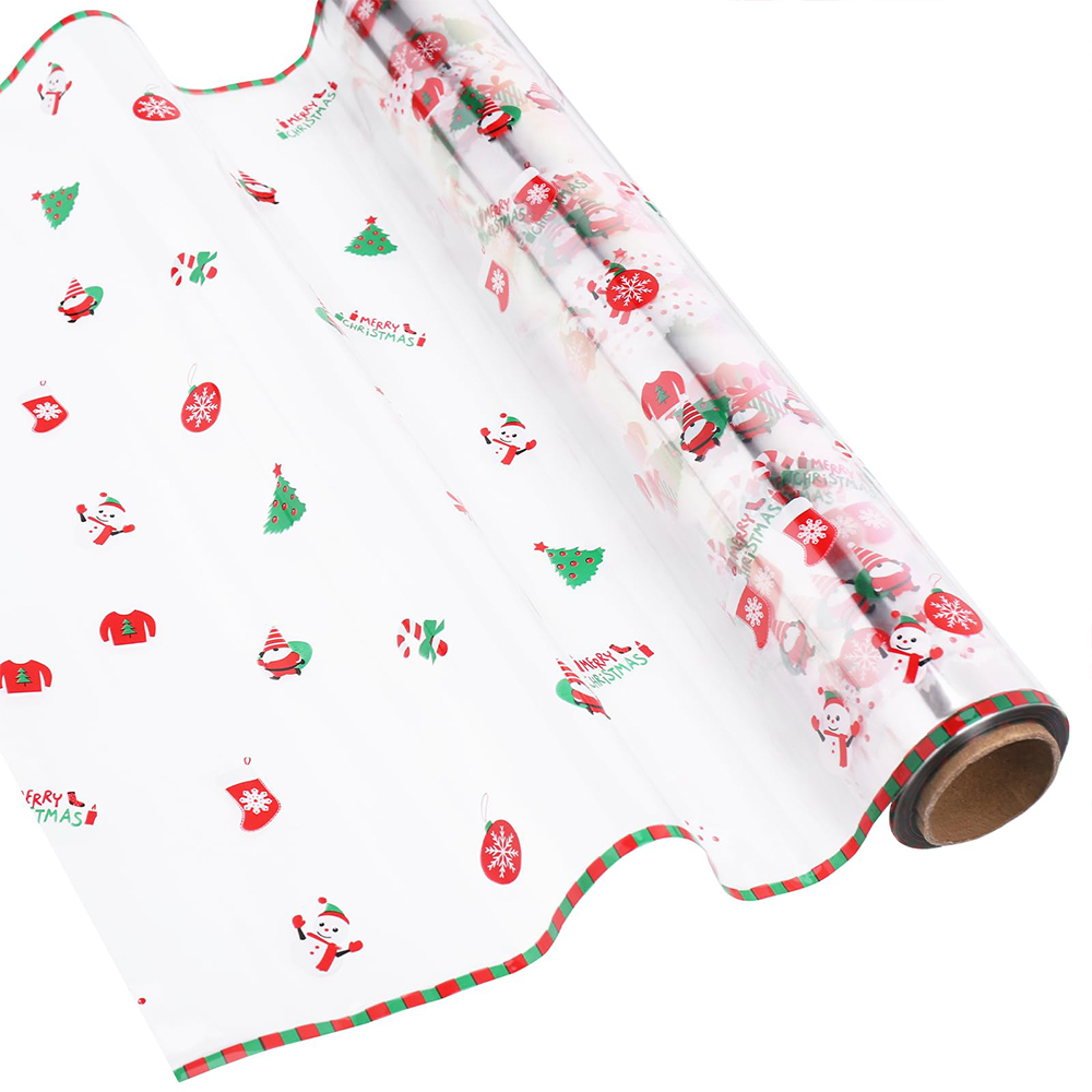 Cellophane Wrap Clear - 1 Rol Pembungkus Plastik Natal 100