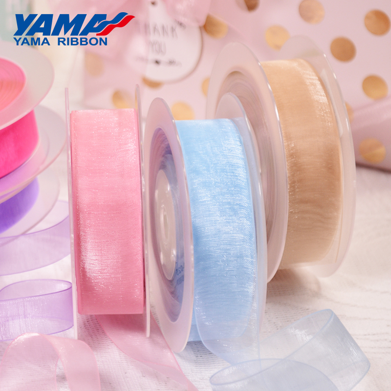 Ribbon Organza Roll - YAMA Belaka Organza Pita Sutra 200Yards/Roll
