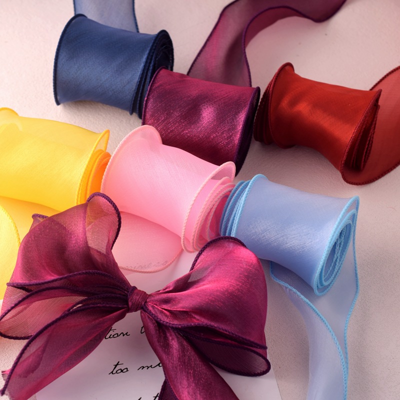 Pita Satin Organza Kain Pelang - Ribbon Organza Roll ulasan dan harga