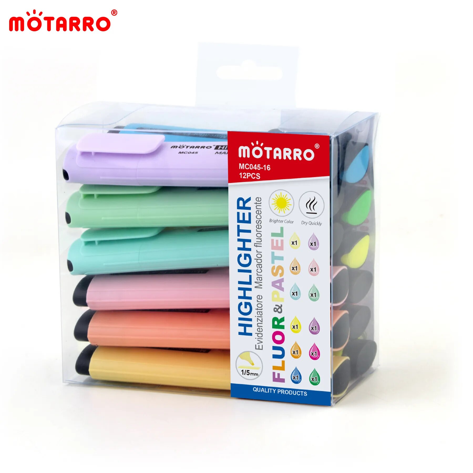 MOTARRO spidol kotak Pvc warna - Stabilo Marker Boss ulasan dan harga