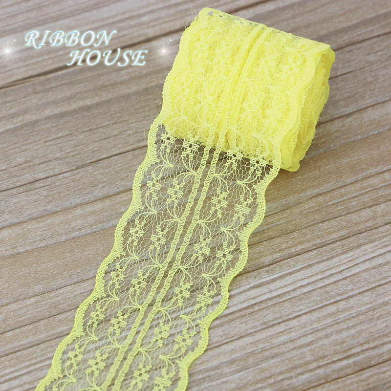 (5 Yard/Roll) 45mm Kain Renda  - Ribbon Organza Roll ulasan dan harga