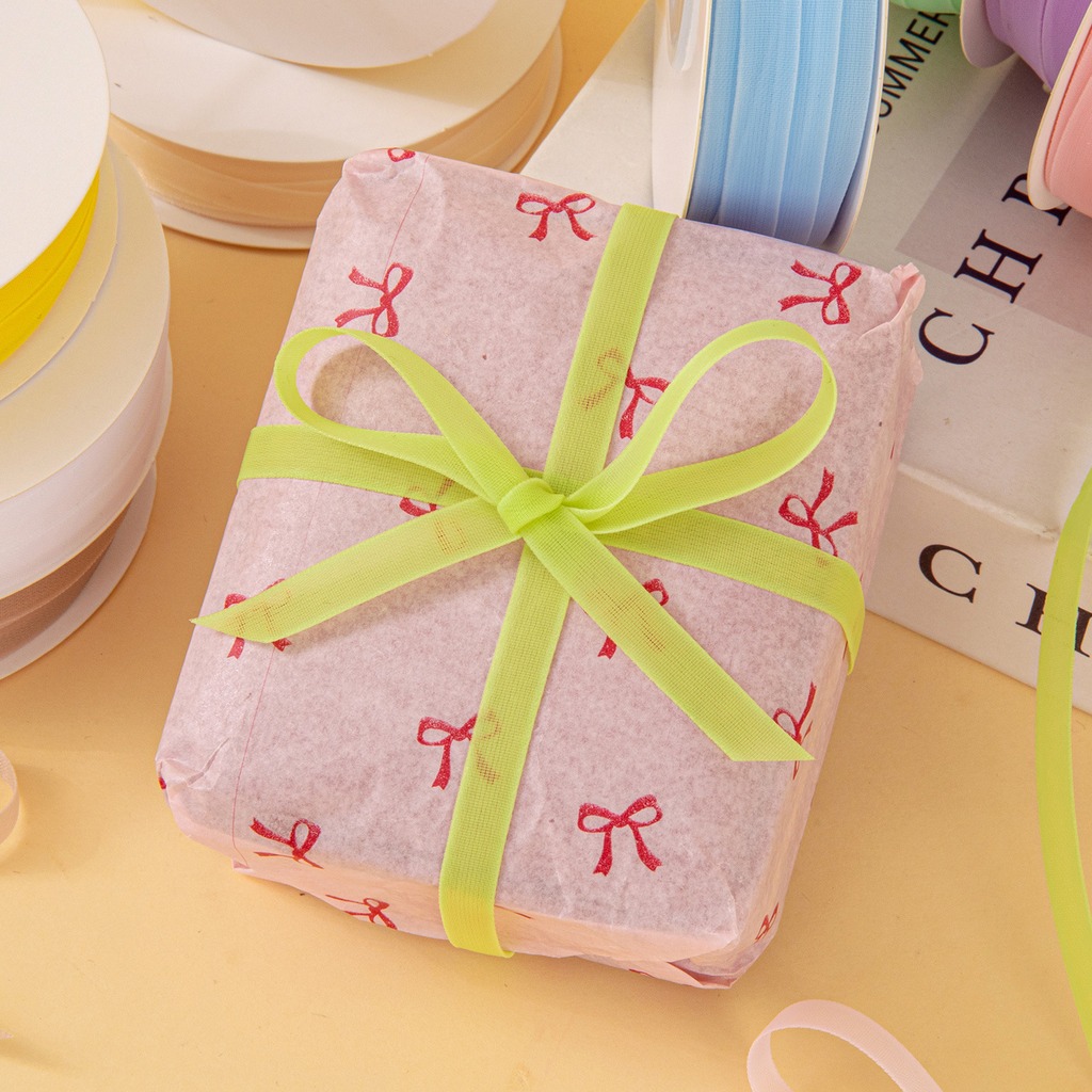 25 Yard/Roll Pita Organza Susu - Ribbon Organza Roll ulasan dan harga