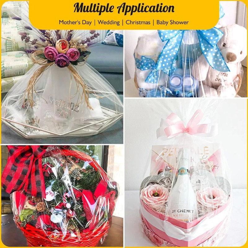 1/2 Buah Gulungan Pembungkus P - Cellophane Wrap Clear ulasan dan harga