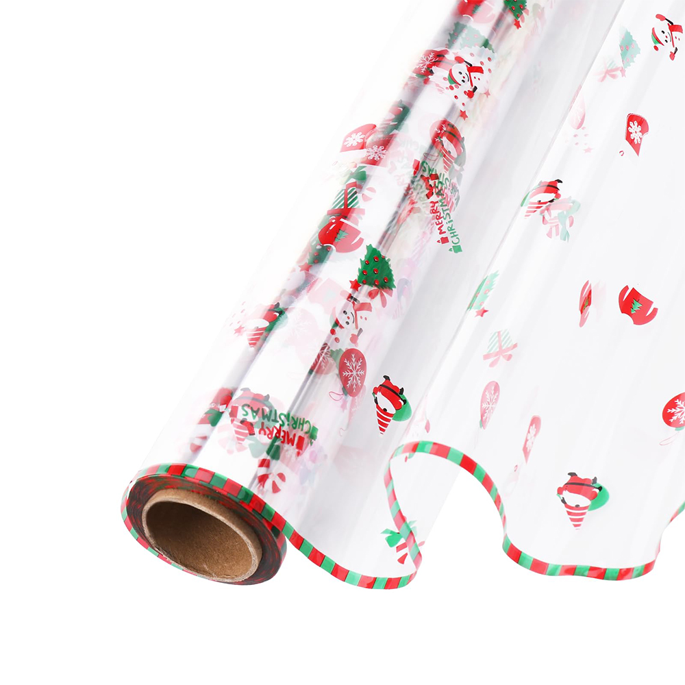 1 Rol Pembungkus Plastik Natal - Cellophane Wrap Clear ulasan dan harga
