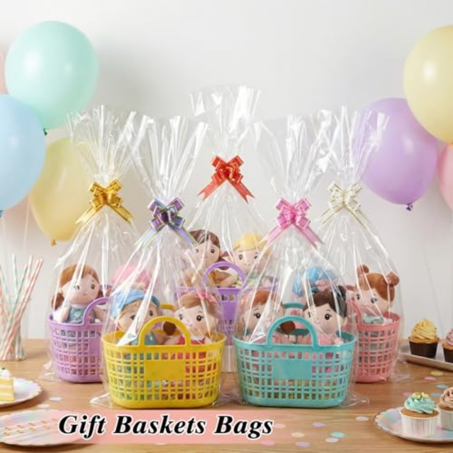 60 Buah Tas Hadiah Plastik 12X - Cellophane Wrap Clear ulasan dan harga