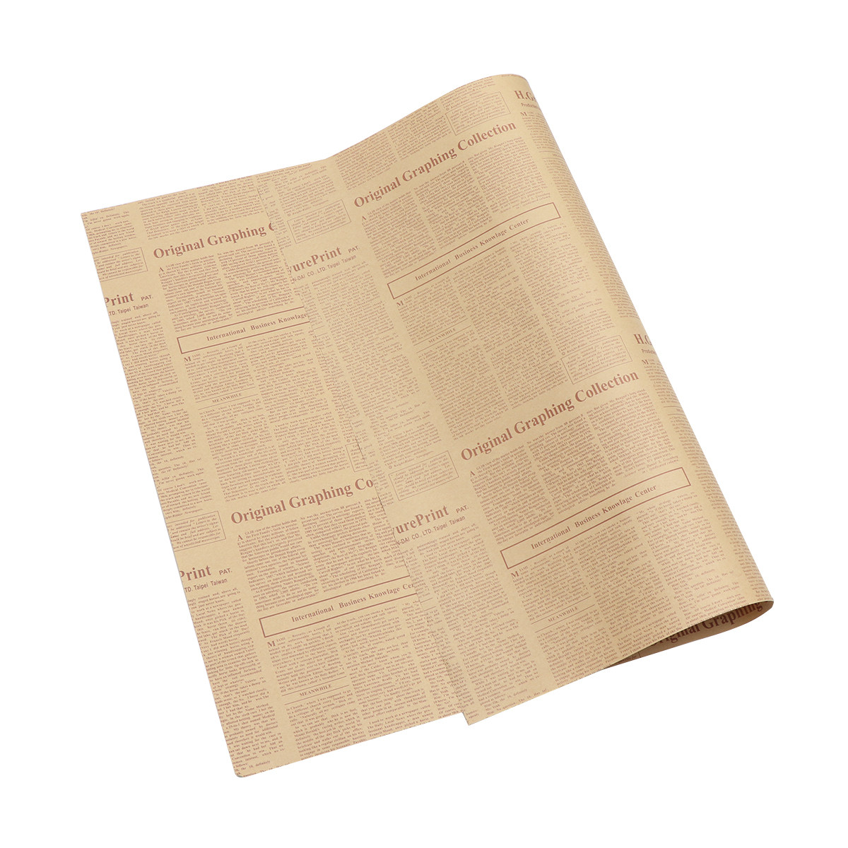 40 Lembar Kertas Kado Kraft Be - Flower Wrap Kraft ulasan dan harga