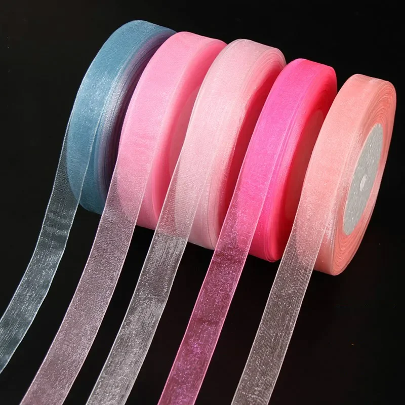 Pita Organza 15mm 50 yard/gulu - Ribbon Organza Roll ulasan dan harga