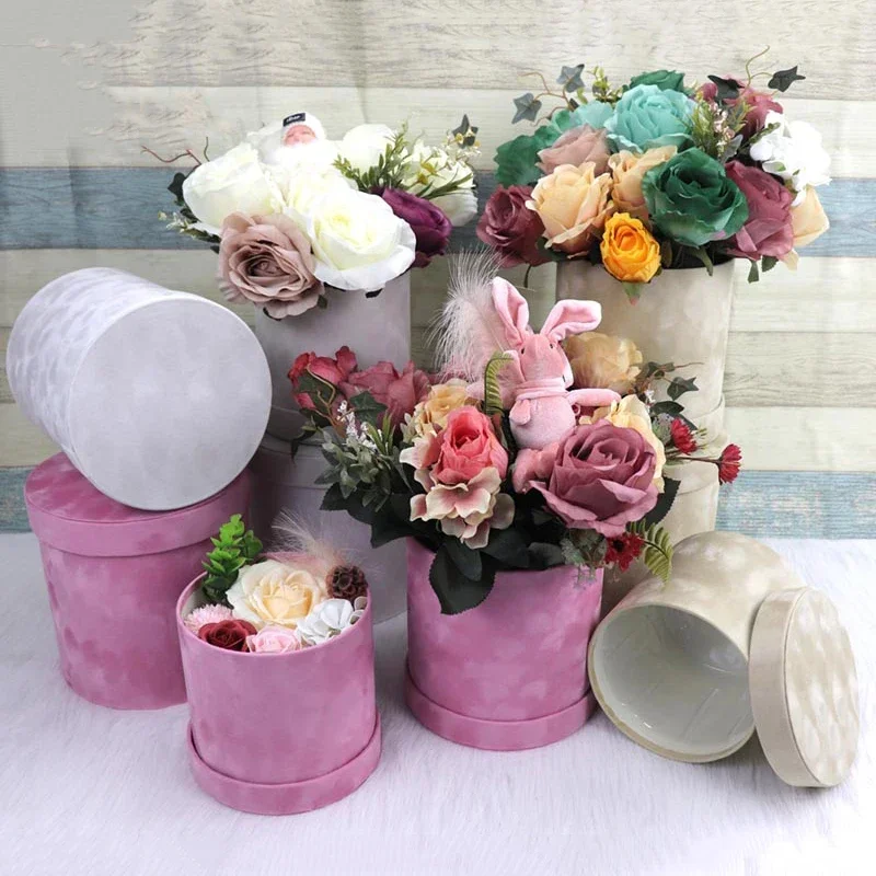 3 Buah/Set Kotak Hadiah Beludr - Florist Supply Buckets ulasan dan harga