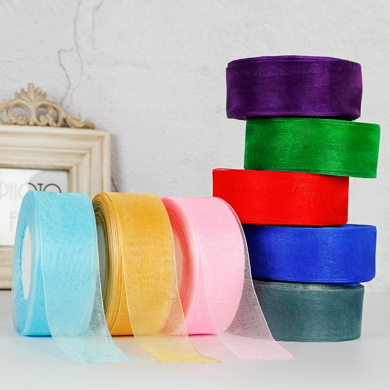 Pita Organza Chiffon 4cm Grosi - Ribbon Organza Roll ulasan dan harga