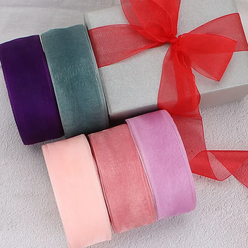 Pita Organza Chiffon 4cm Grosi - Ribbon Organza Roll ulasan dan harga