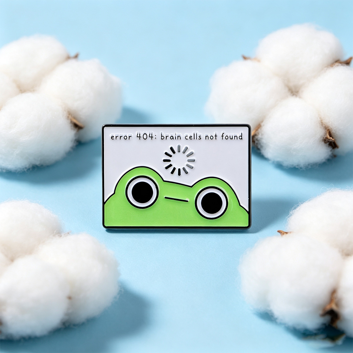 Pin Enamel Katak Lucu, Kucing  - Flower Frog Pin ulasan dan harga