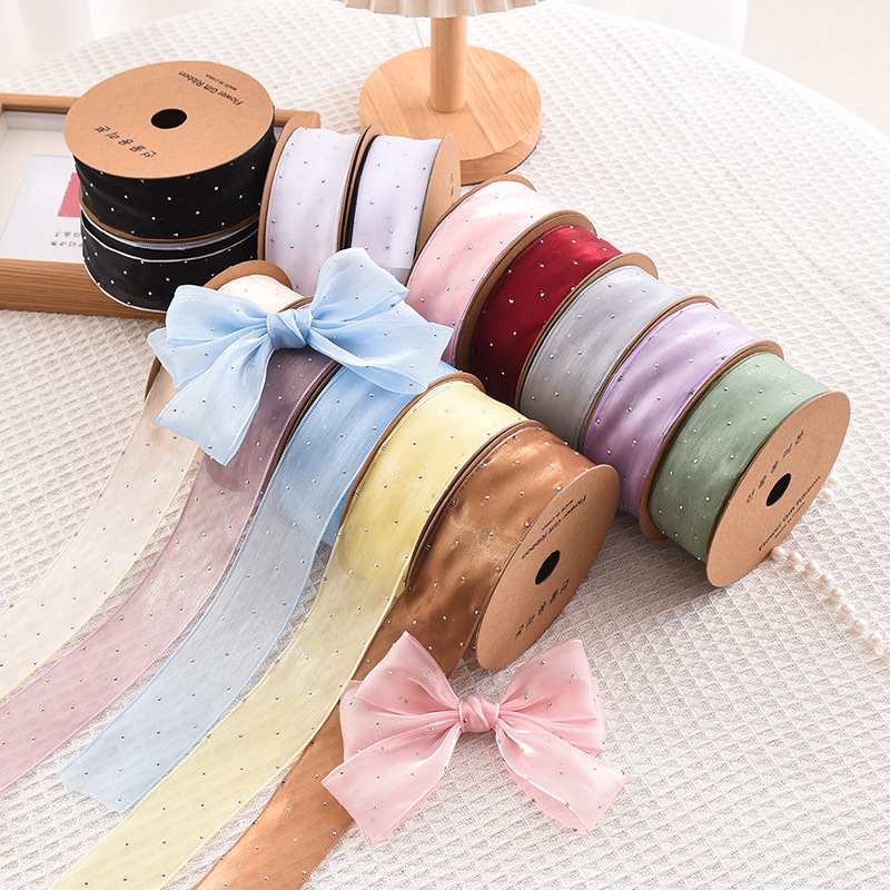 20yard gulungan 4CM pita sutra - Ribbon Organza Roll ulasan dan harga