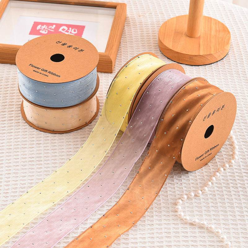 20yard gulungan 4CM pita sutra - Ribbon Organza Roll ulasan dan harga