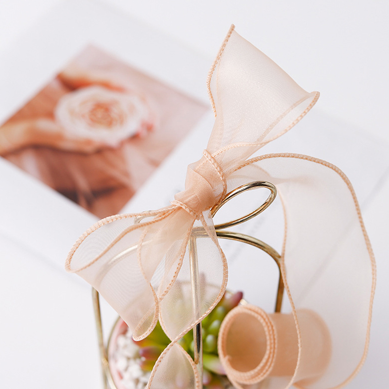9meter/gulungan pita sutra tip - Ribbon Organza Roll ulasan dan harga