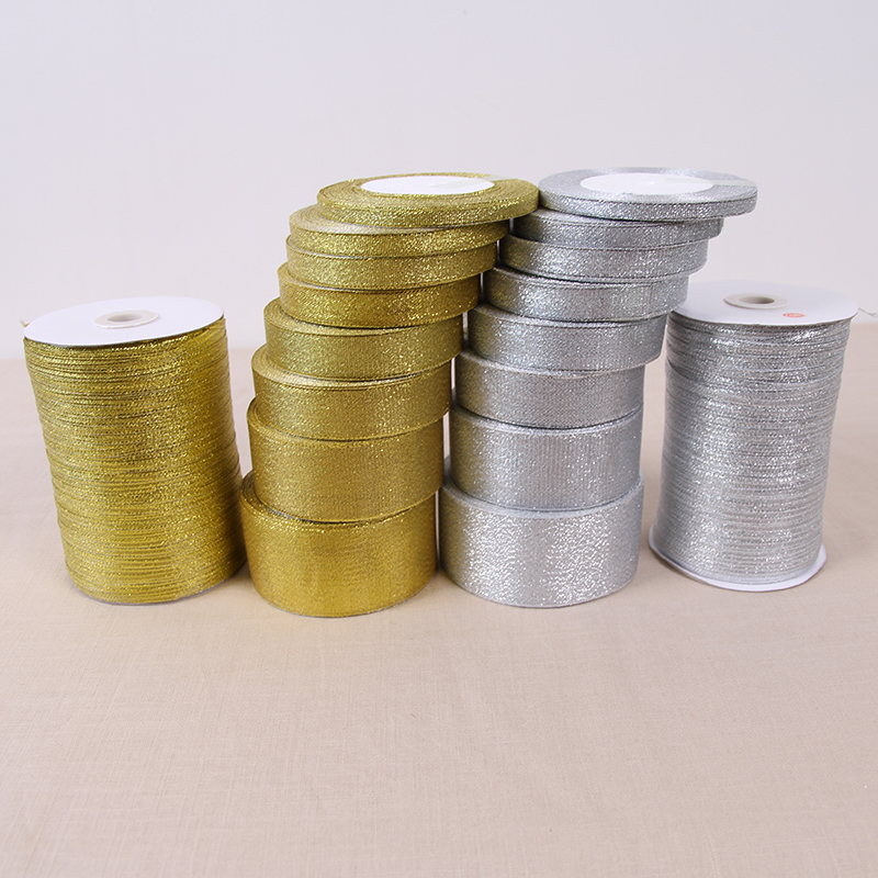 Pita Bawang Emas dan Perak Bua - Ribbon Organza Roll ulasan dan harga