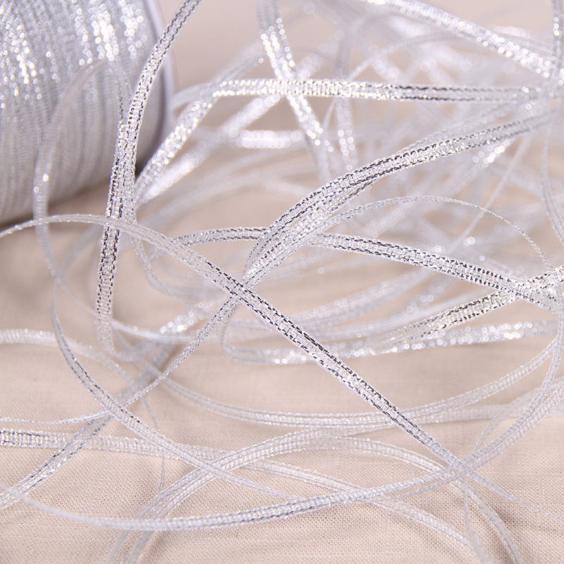 Pita Bawang Emas dan Perak Bua - Ribbon Organza Roll ulasan dan harga