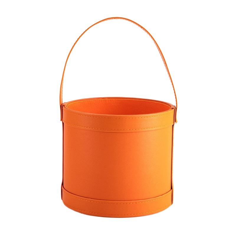 Kotak Hadiah Bulat Kulit Porta - Florist Supply Buckets ulasan dan harga