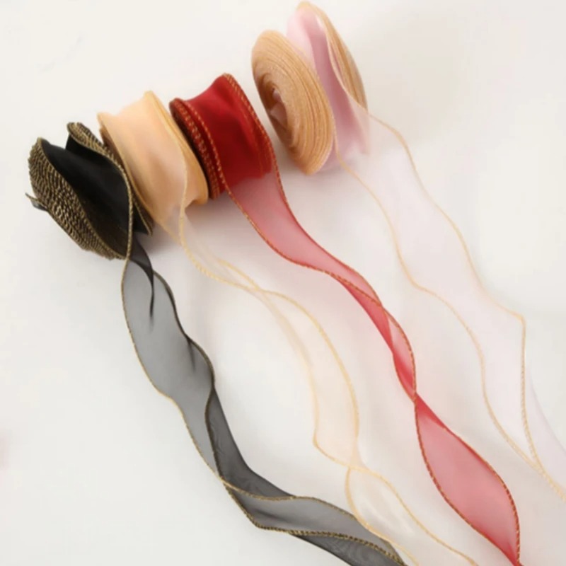 10 Yard/Roll Pita Organza deng - Ribbon Organza Roll ulasan dan harga