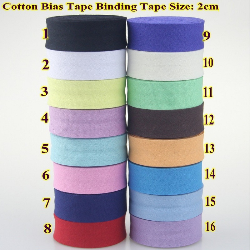 Pita Bias Katun 100% 22m/Roll, - Ribbon Organza Roll ulasan dan harga