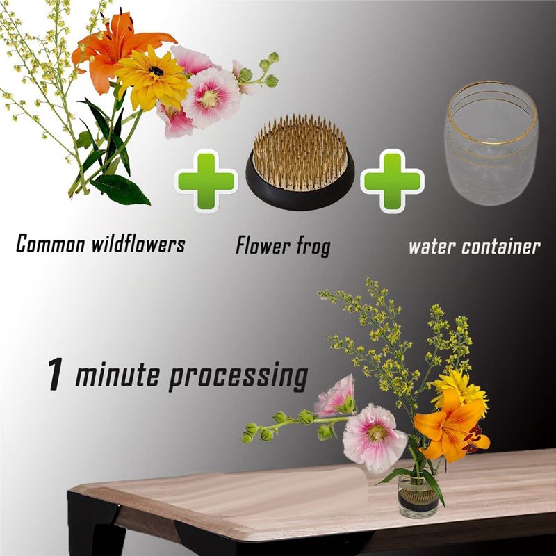 【Obral】3Pcs Penyangga Bunga, K - Flower Frog Pin ulasan dan harga