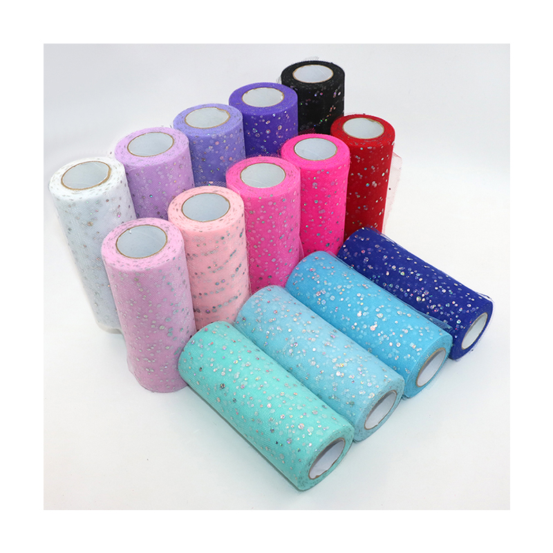 Glitter Payet Tulle Roll 10 Ya - Ribbon Organza Roll ulasan dan harga