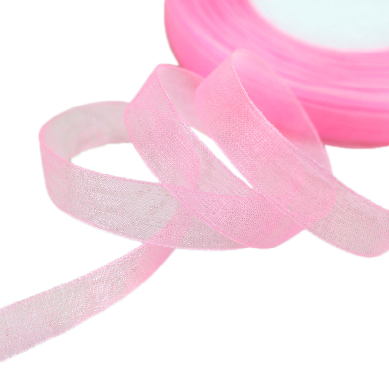 (50 Yard/Roll) Pita Organza 12 - Ribbon Organza Roll ulasan dan harga
