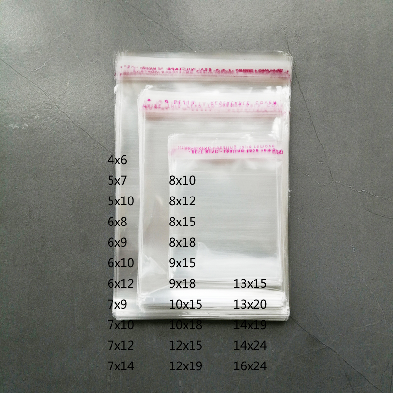 1000 Buah Tas Transparan Tas O - Cellophane Wrap Clear ulasan dan harga