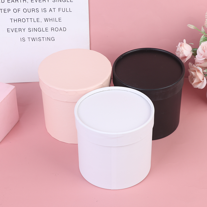 1 Buah Kotak Kado Kertas Bulat - Florist Supply Buckets ulasan dan harga