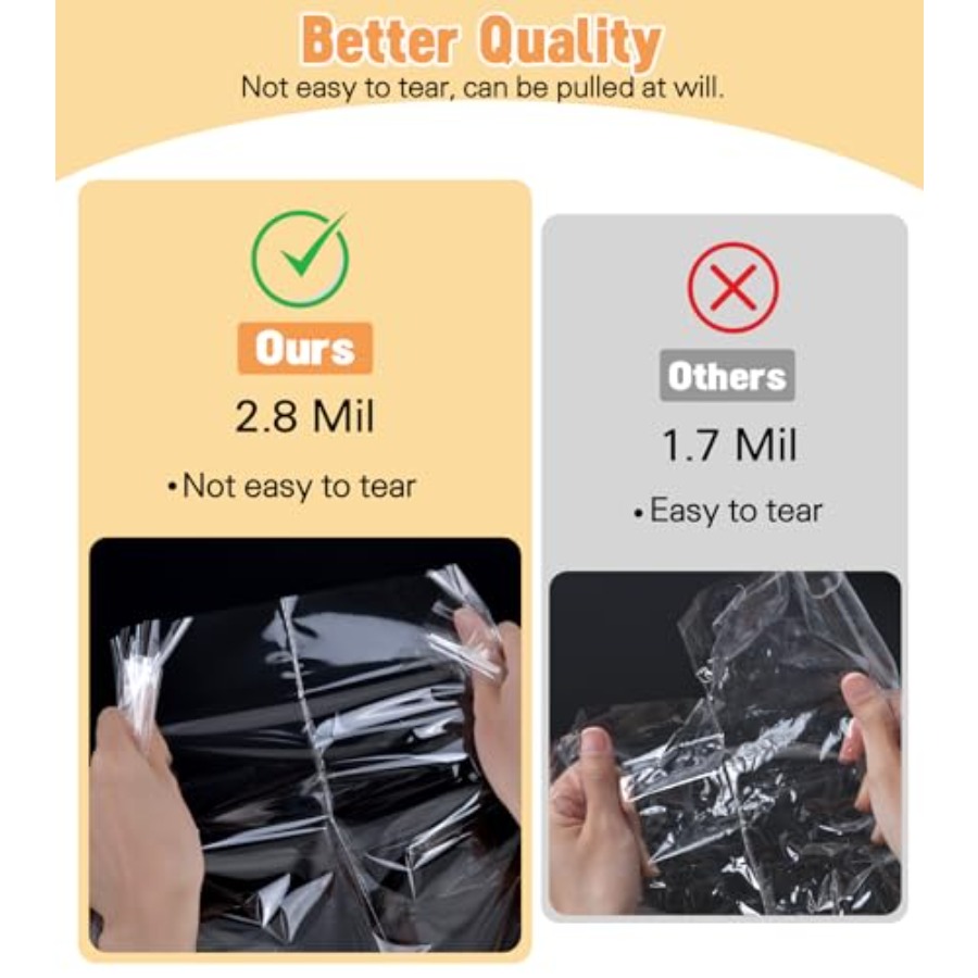 6 Buah Kantong Plastik Celloph - Cellophane Wrap Clear ulasan dan harga